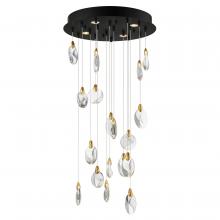 ET2 E11079-122BKPG - Pebble-Multi-Light Pendant